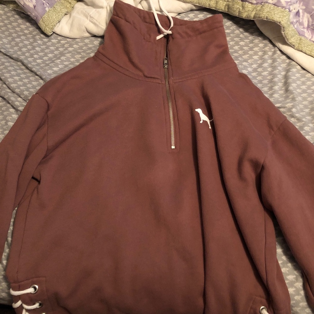VS Pink half zip